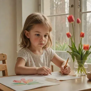Jak narysować tulipana? Poradnik małego artysty