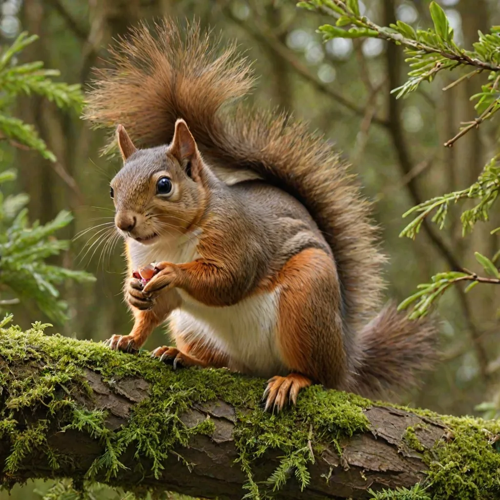 Jak narysować leśną wiewórkę?