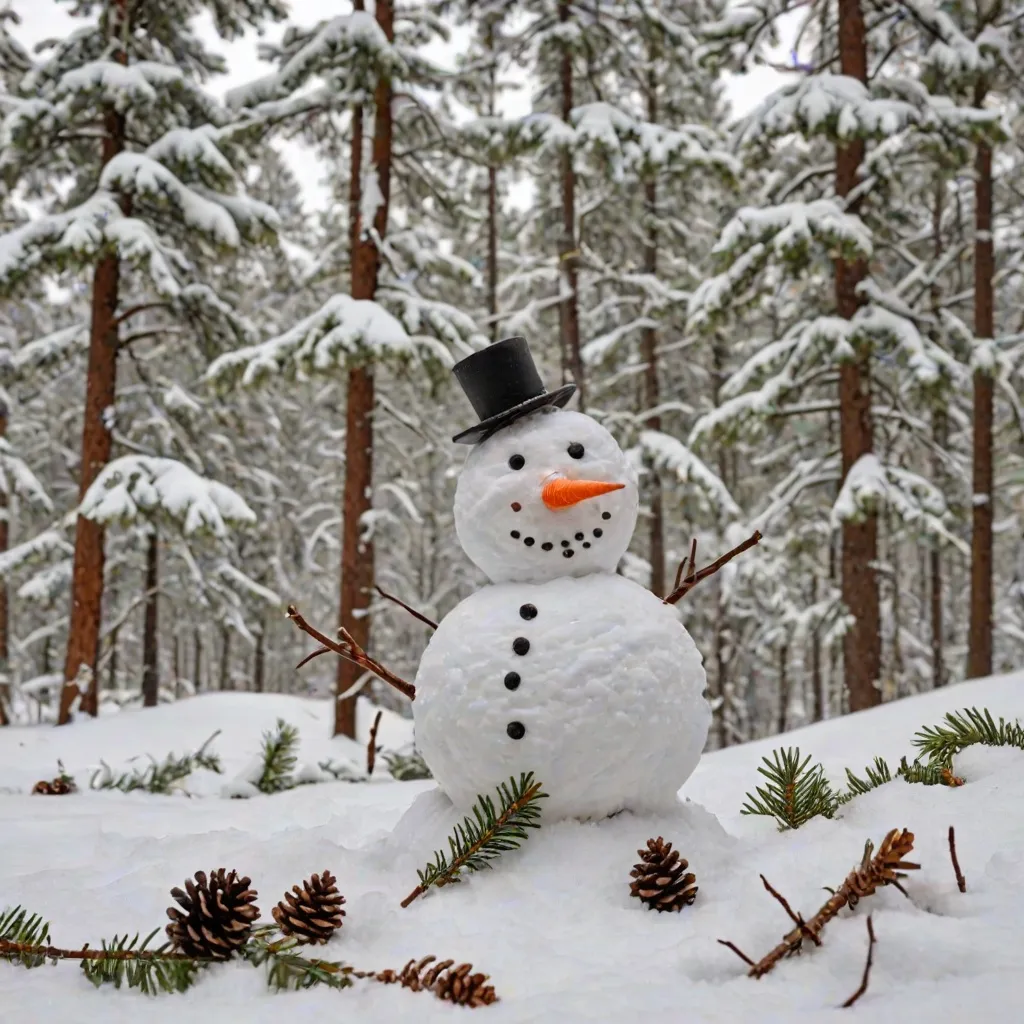 Jak narysować zimowego bałwana?