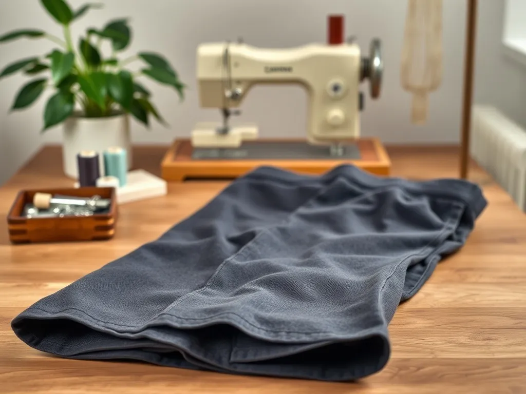 Jak skrócić spodnie dzwony?