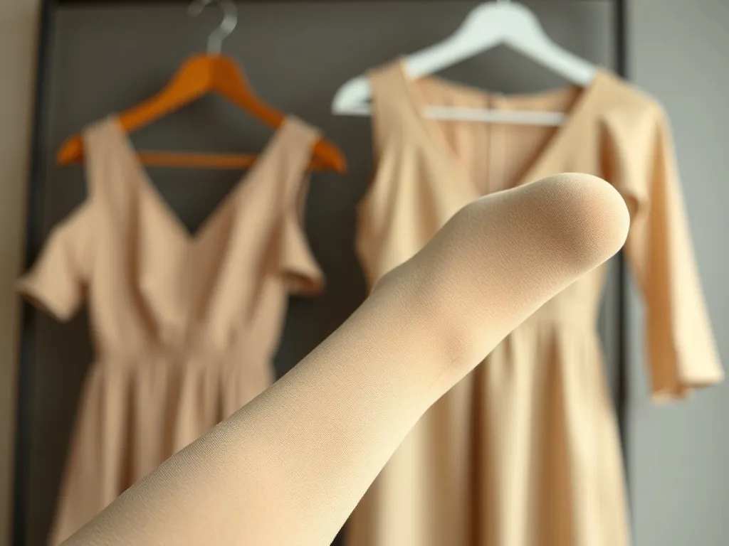 Jakie rajstopy do beżowej sukienki nosić?