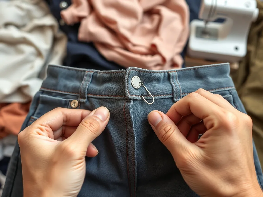 Jak zwęzić spodnie w pasie bez szycia?