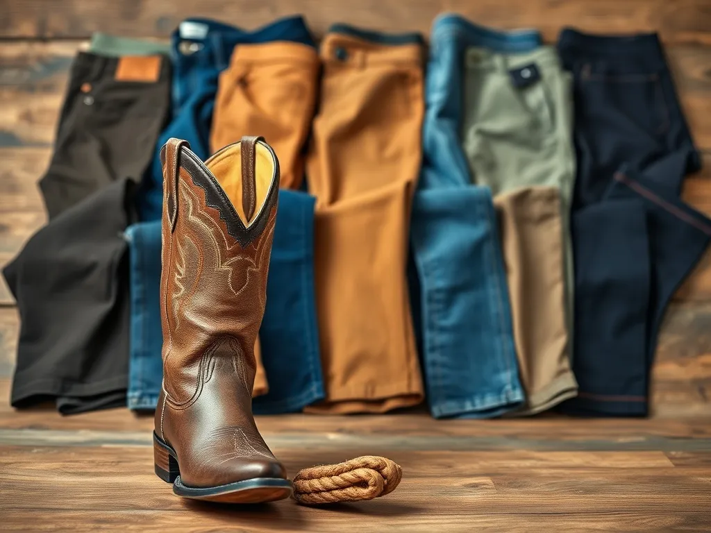 Jakie spodnie do kowbojek?
