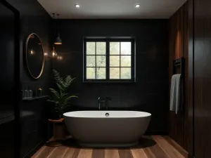 Jak urządzić nowoczesną łazienkę z czarnymi akcentami?