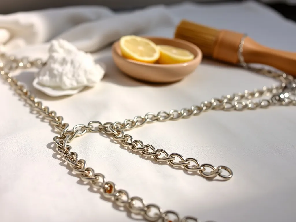Jak wyczyścić srebrny łańcuszek domowym sposobem?