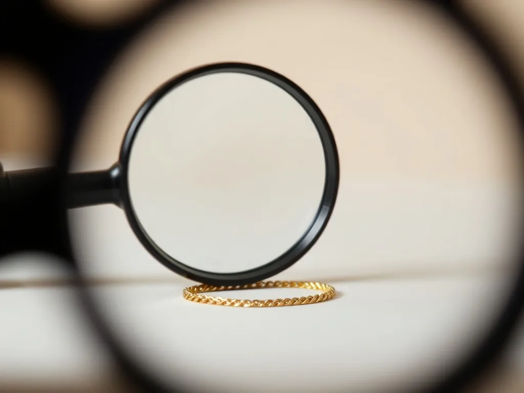 Jak sprawdzić czy łańcuszek jest złoty?