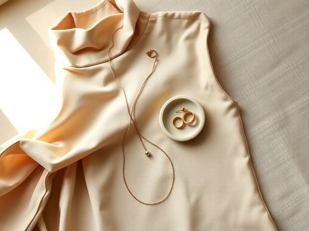 Jaka biżuteria do sukienki bez dekoltu?